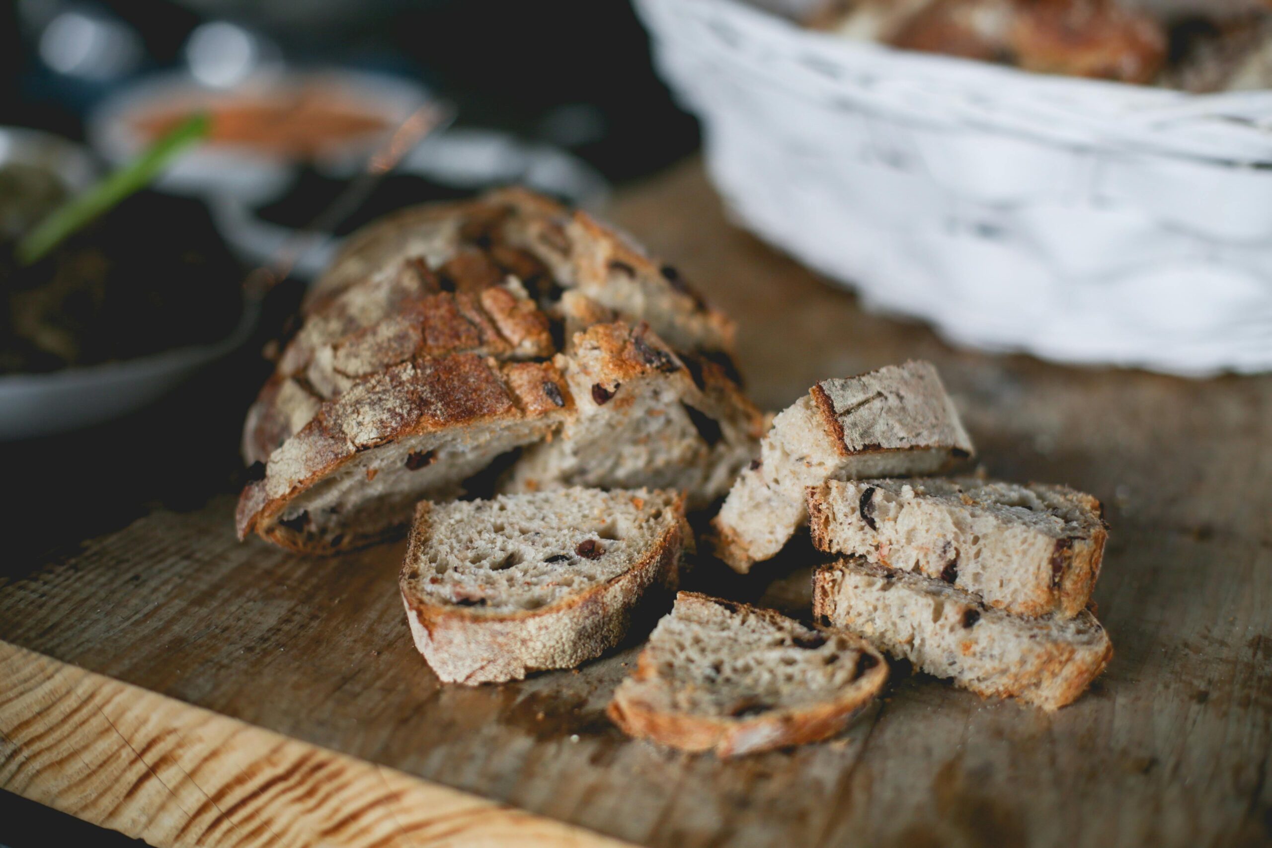 Loaves of bread.