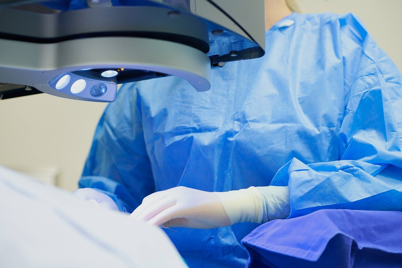 Doctor doing an operation.